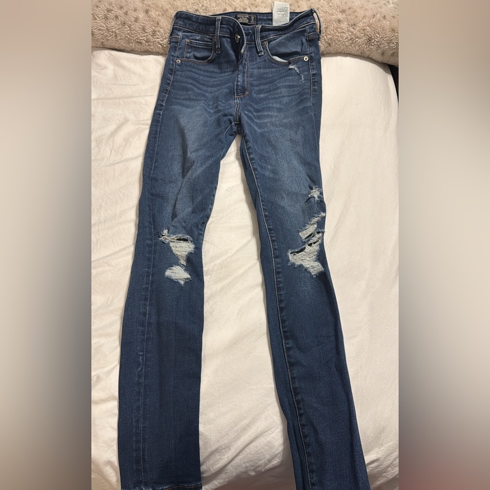 Abercrombie & Fitch Blue Skinny Jeans